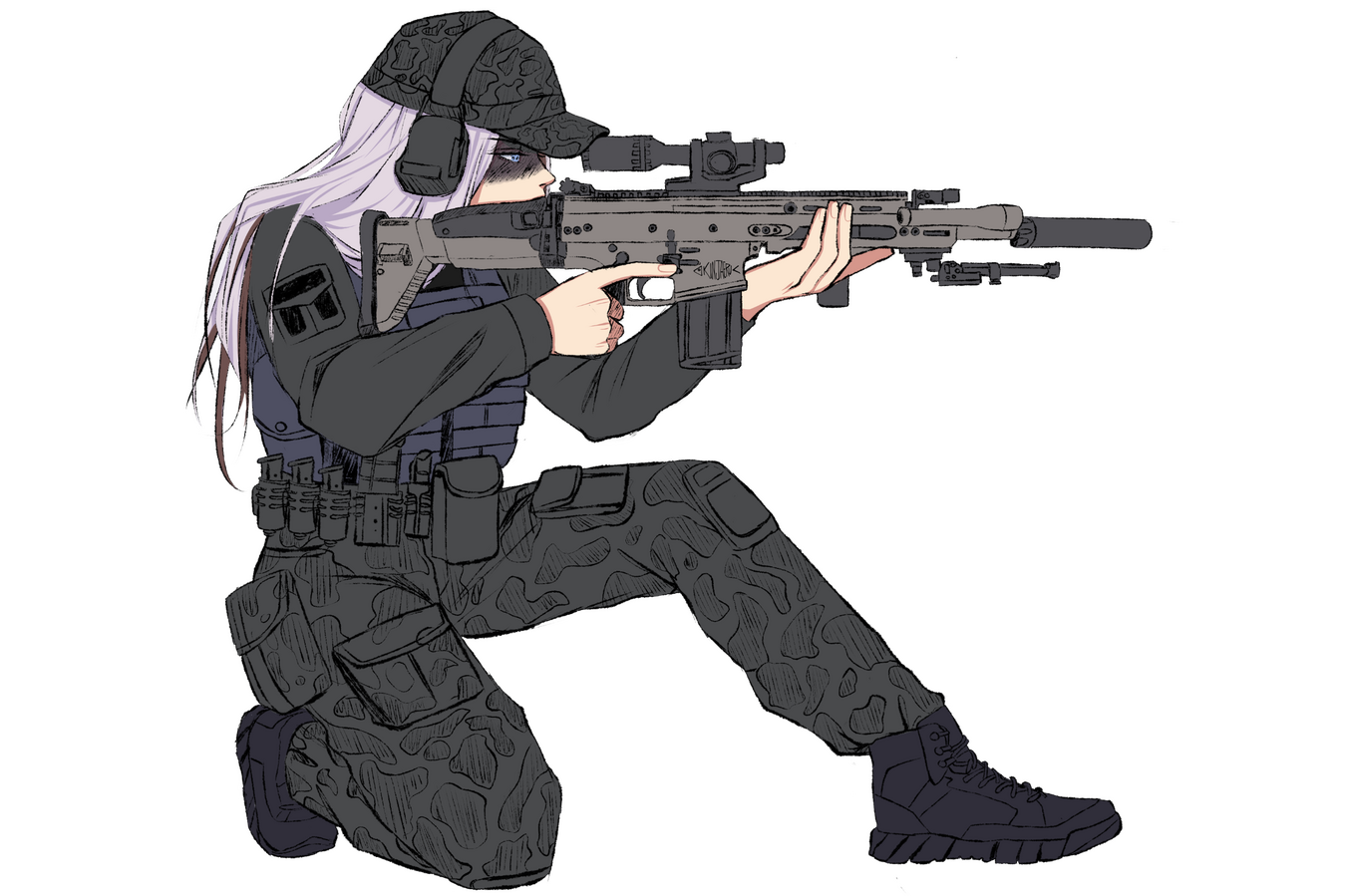 Lorelei in Combat Dress.